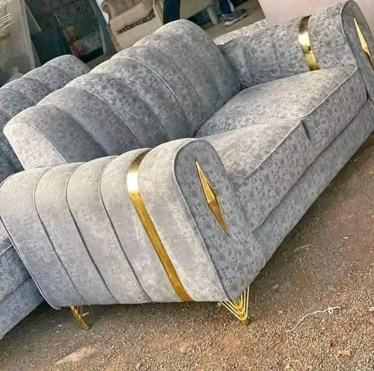 Evra Turkish 3 Seater Ottoman Sofa Bed - Silver Grey