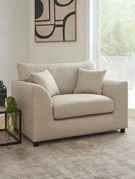 The Very Collection Liberty Fabric Snuggle Chair - Natural Oatmeal