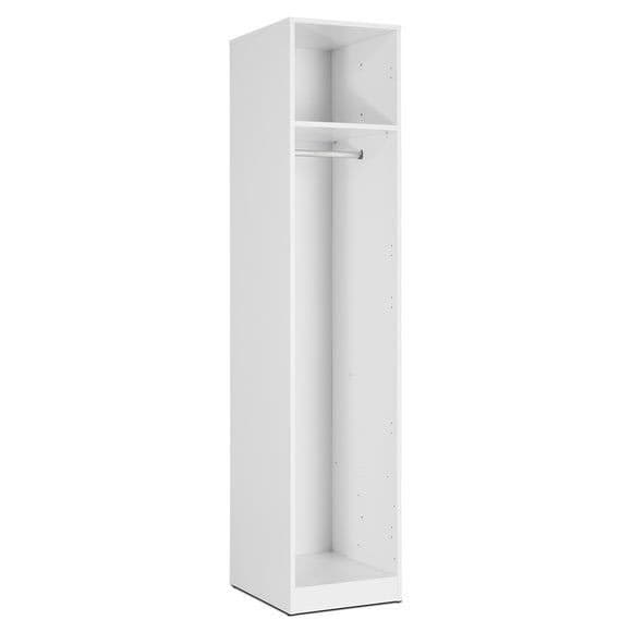 Euston Single Open Wardrobe Storage Frame - White