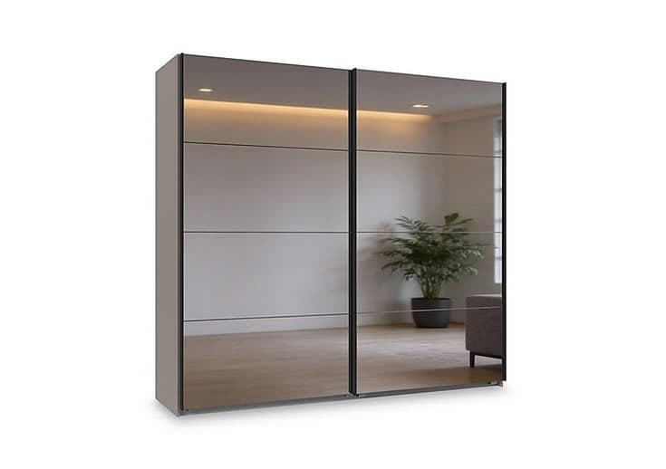 Wiemann Antoni 180cm 2 Door Decor Sliding Wardrobe with 2 Mirror Doors