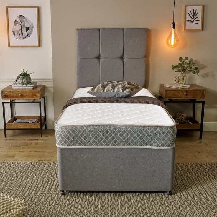 eXtreme Comfort Ltd Diamond Memory Foam and Spring Hybrid Divan Bed