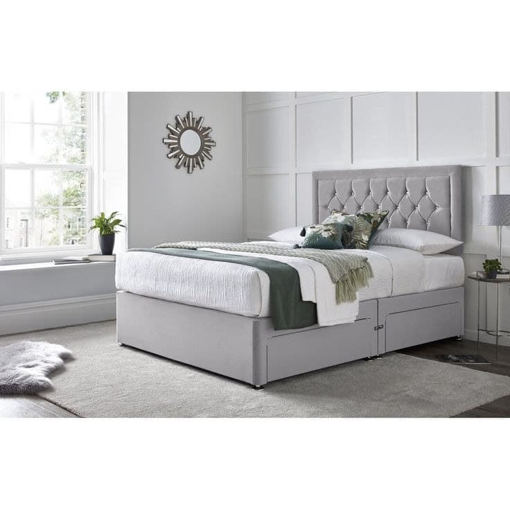 Fly Princess Divan Bed with 24 Headboard on Struts