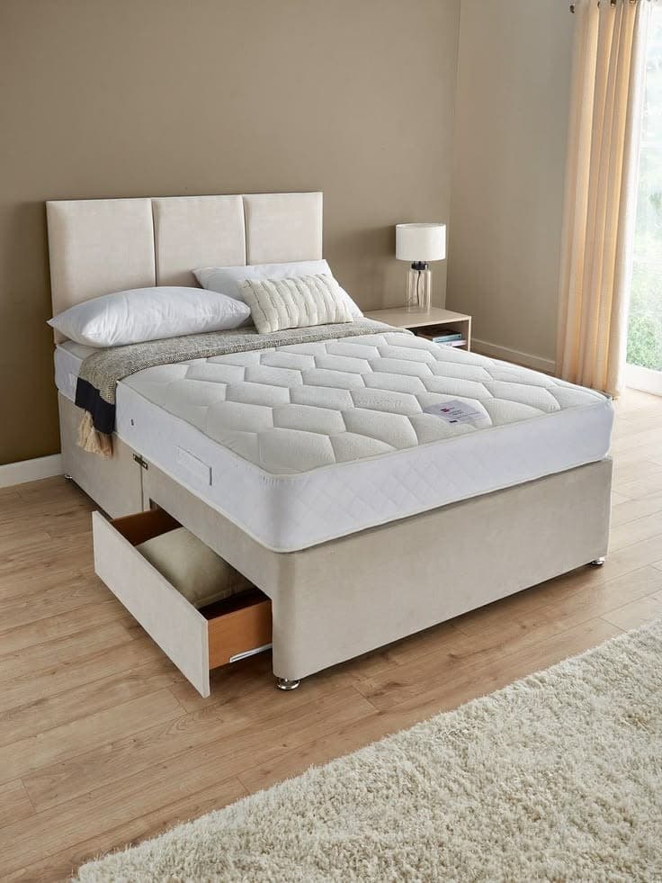 The Very Collection Sheridan Divan Bed Set with Comfort Memory Mattress & Drawers