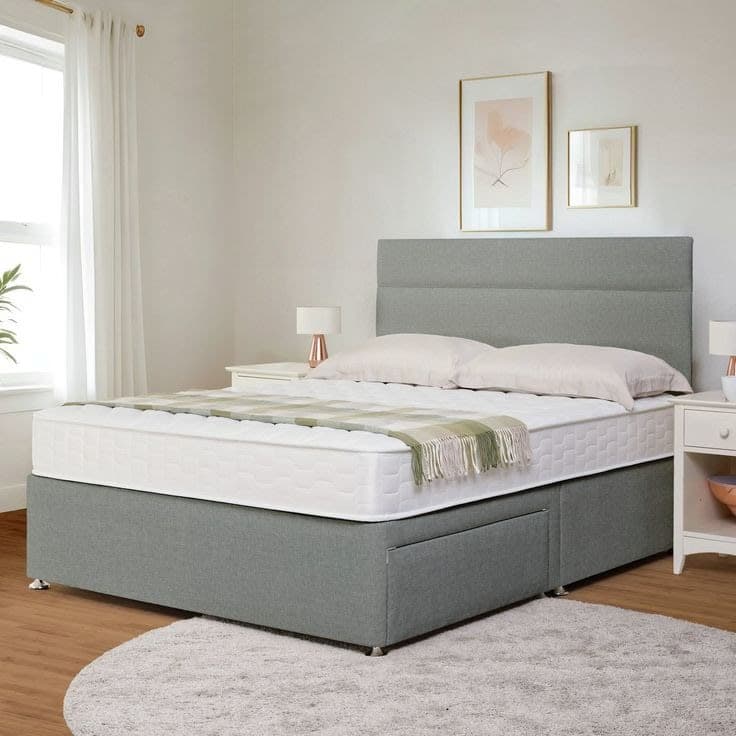 Argos Home Elmdon 2-Drawer Divan Bed Set with Mattress