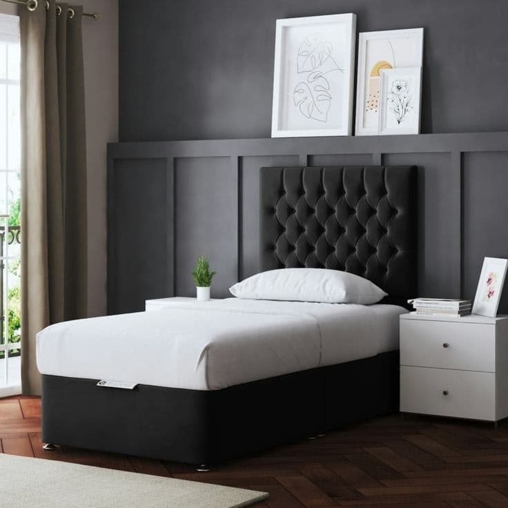 Seraphine Chesterfield Divan Bed Set with 2 Drawers & Headboard
