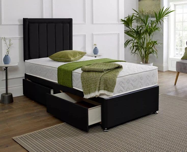 Kid Cairo Divan Set with Choice of Mattress & Optional Storage