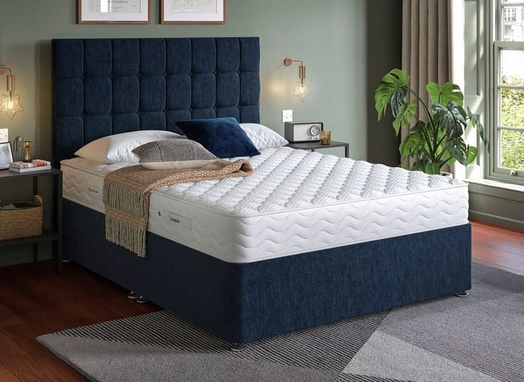Dream Team FSC-Approved Divan Bed Set with Headboard & Mattress