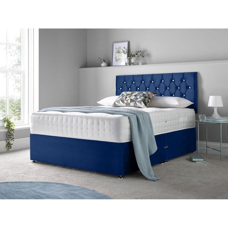 Matherville Upholstered Divan Bed Set with Mattress