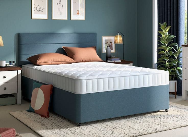 Dreams Workshop Divan Bed Base with FSC-Approved Timber & Headboard