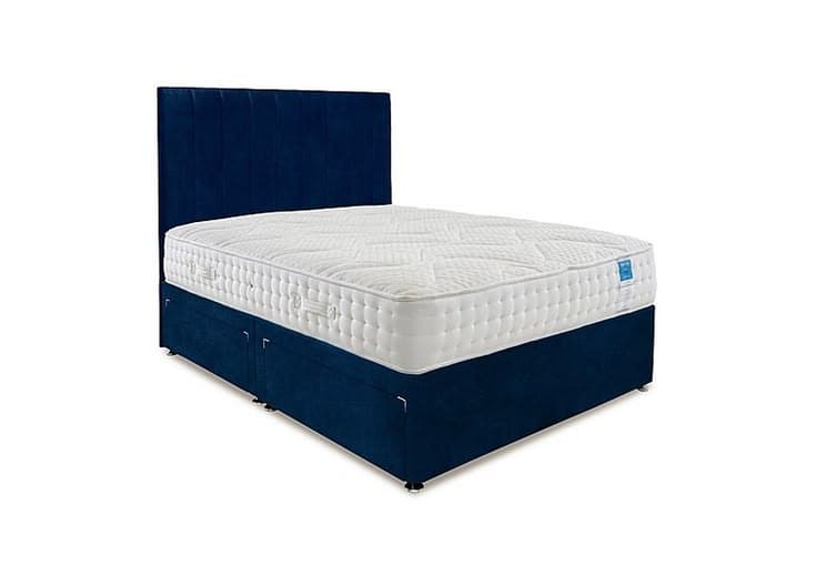 Sleep Story Luxury Firm Divan Bed Set with 4-Drawer Storage