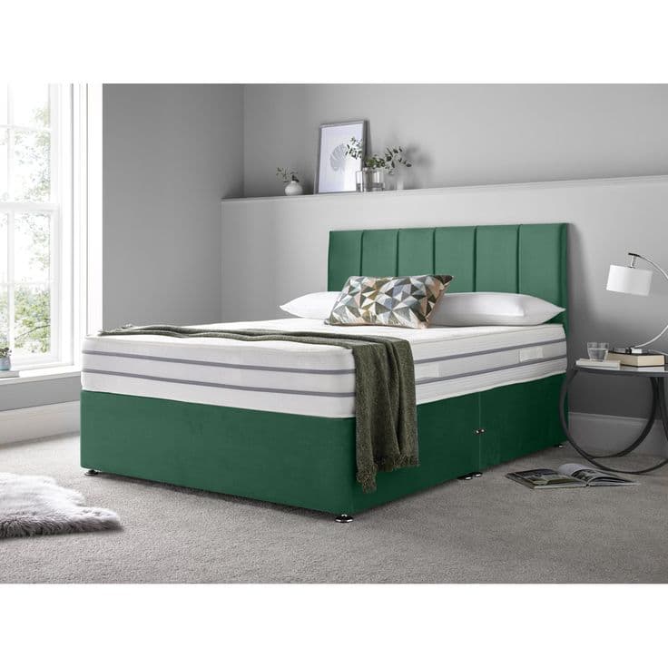 Jaonte Upholstered Divan Bed with Mattress