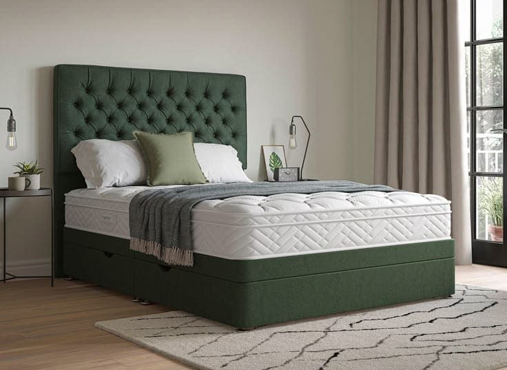 Sleepeezee Contemporary Ottoman Divan Bed Base with Mattress