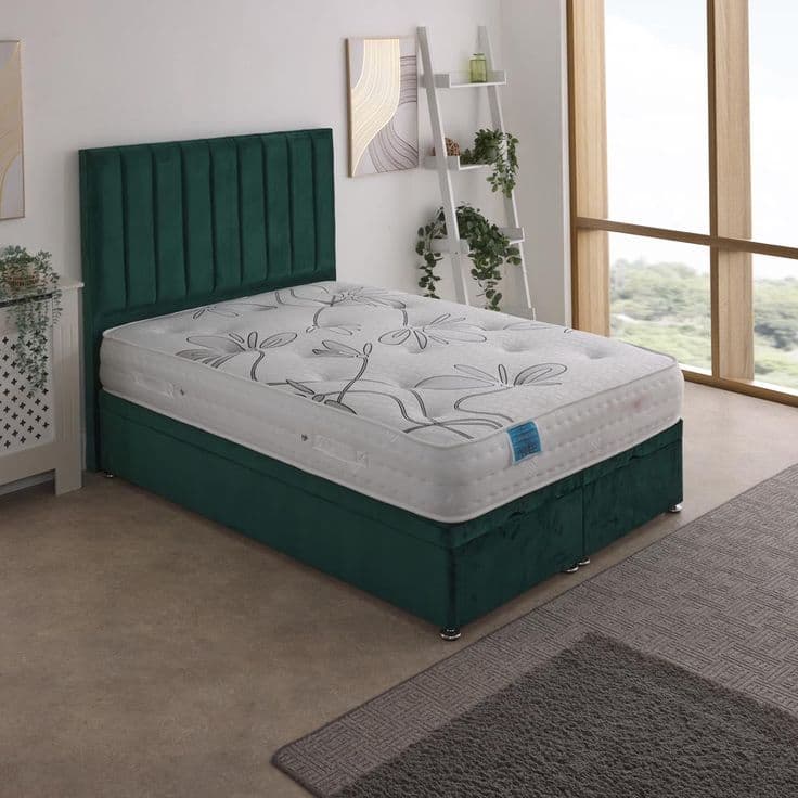 Kensington 1500 Pocket Sprung and Latex Ottoman End Lift Bed Set